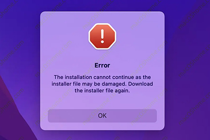 Adobe安装提示错误：Error The installation cannot continue as the installer file may be damag
